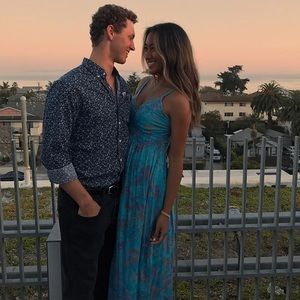 Blue hawaiian dress from HAWAII !